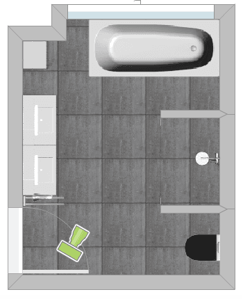 Bathroom plan