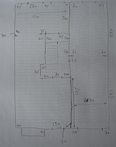 Ground floor plan sketch
